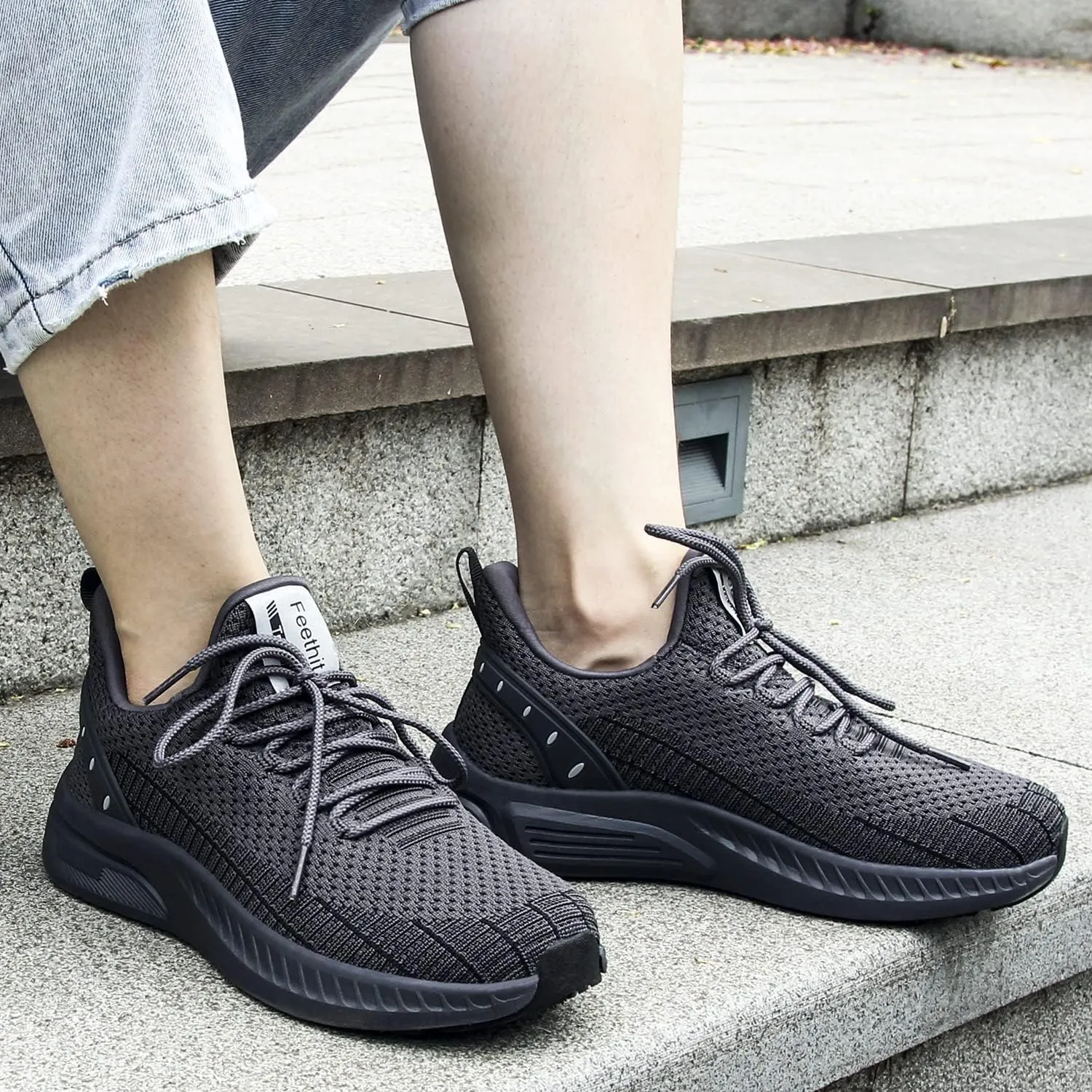 Feethit Women Tennis Running Shoes Walking Shoes Lightweight Casual Sneakers for Travel Gym Work Woman Waitress Nurse