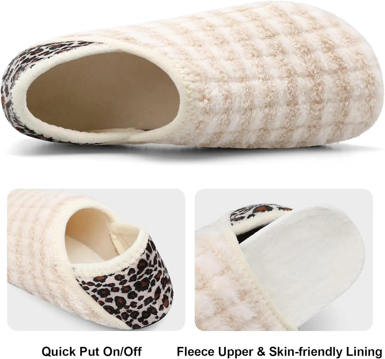Fires Womens Mens Slippers with Rubber Sole Soft-Lightweight House Slipper Socks Around House Shoes Non Slip Indoor/Outdoor