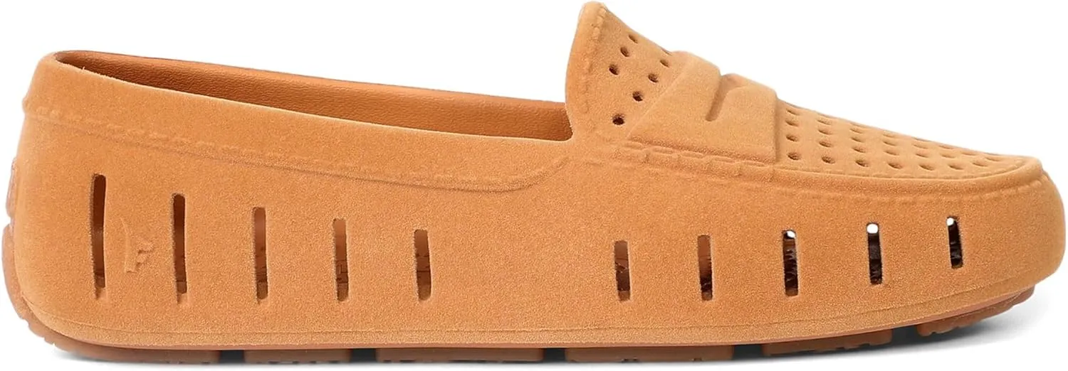 Floafers Women's Posh Driver Faux Suede Boat Shoe