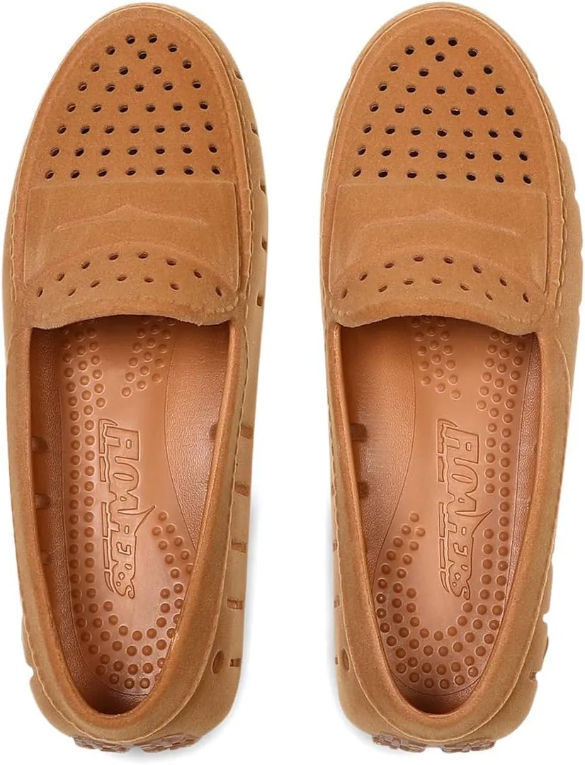 Floafers Women's Posh Driver Faux Suede Boat Shoe