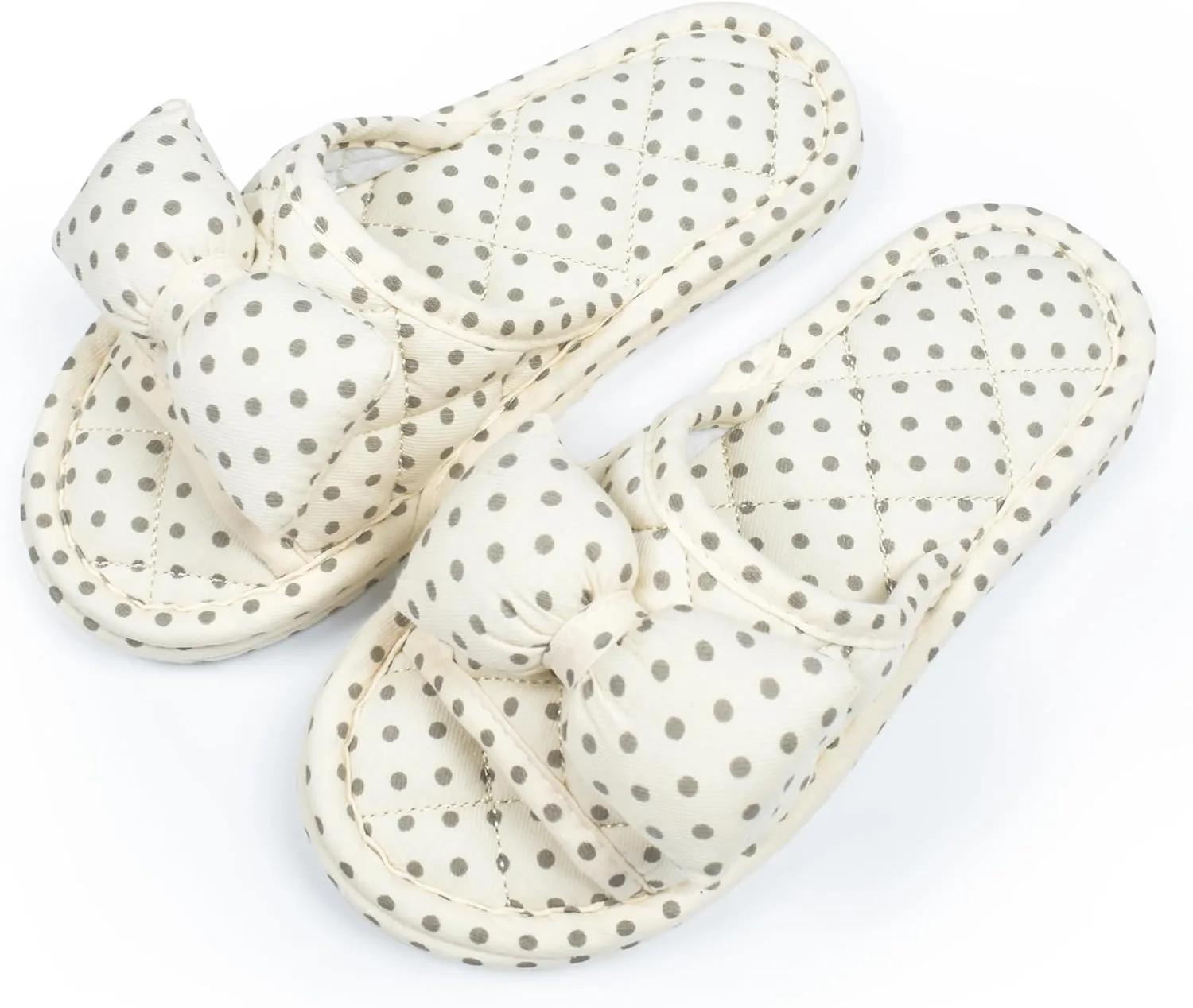 Floral Velvet House Slippers for Women, Lightweight Open Toe Washable Portable Foldable Comfortable Guest Hotel Travel Airplane Spa Slippers