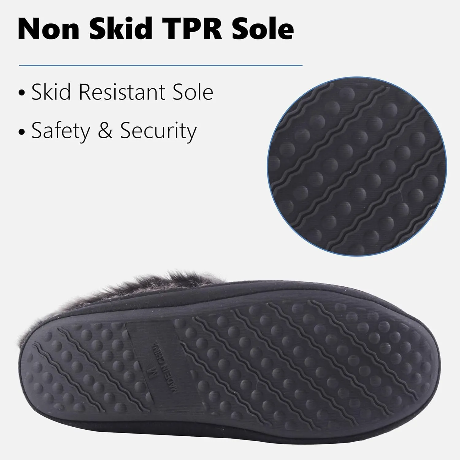 Forfoot Slipper Boots, Cozy Indoor Booties for Women Fluffy Comfortable House Shoes Fuzzy Anti-Slip Boots Winter