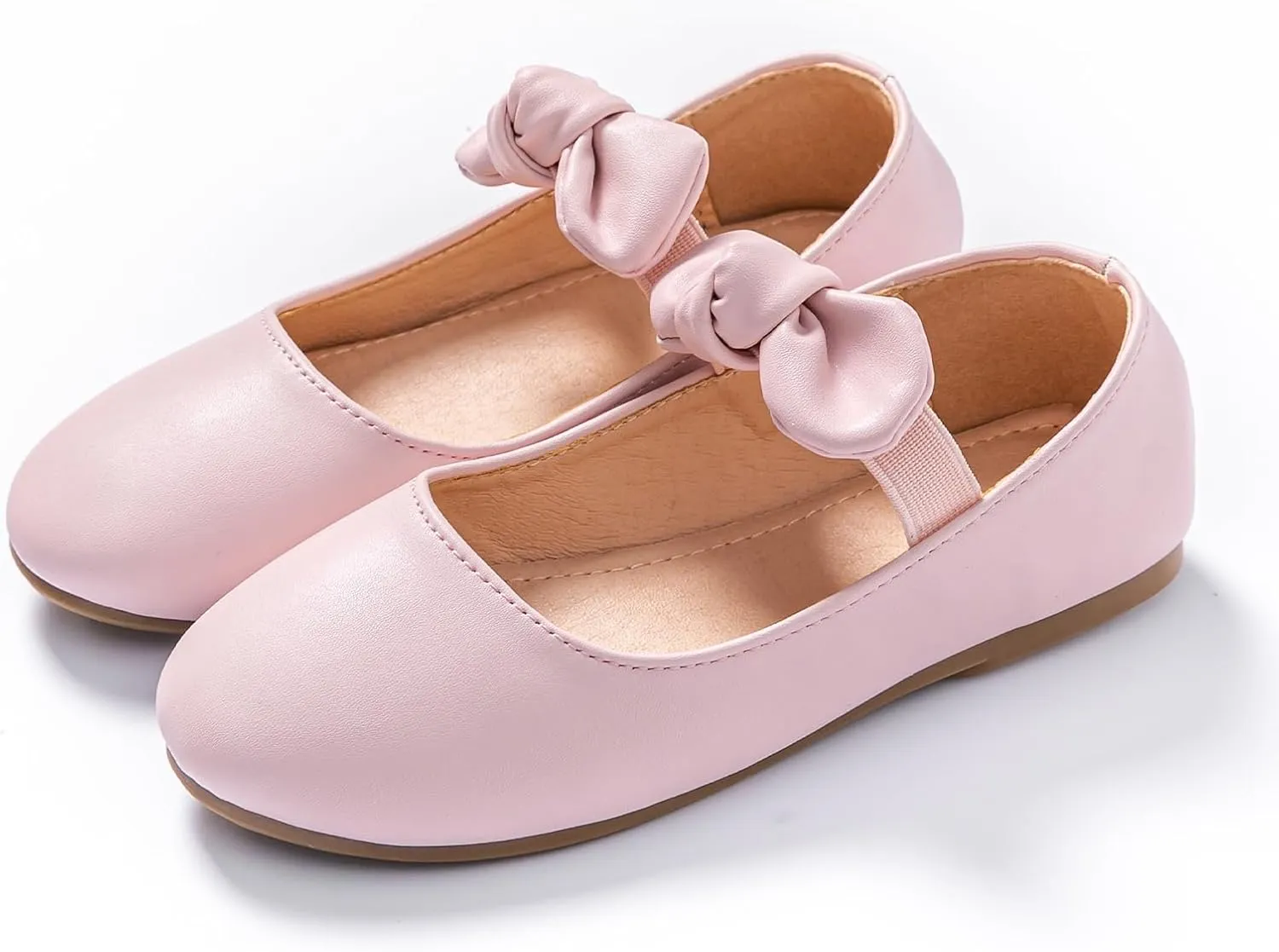Girls Ballet Flats Dress Shoes Mary Jane Wedding Party Shoes Flower Bridesmaids Princess Shoes Flats