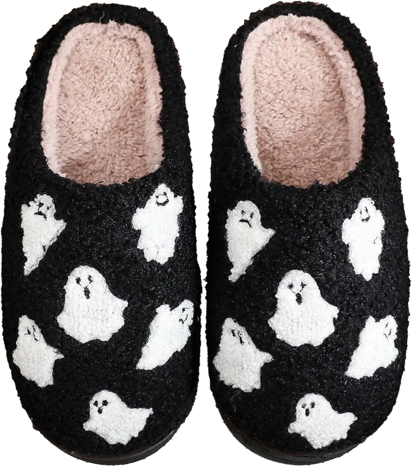 Halloween Christmas Slippers Holiday Slipper House Shoes Home Slipper for Women Fuzzy Outdoor Indoor Bedroom Slippers