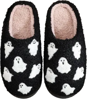 Halloween Christmas Slippers Holiday Slipper House Shoes Home Slipper for Women Fuzzy Outdoor Indoor Bedroom Slippers