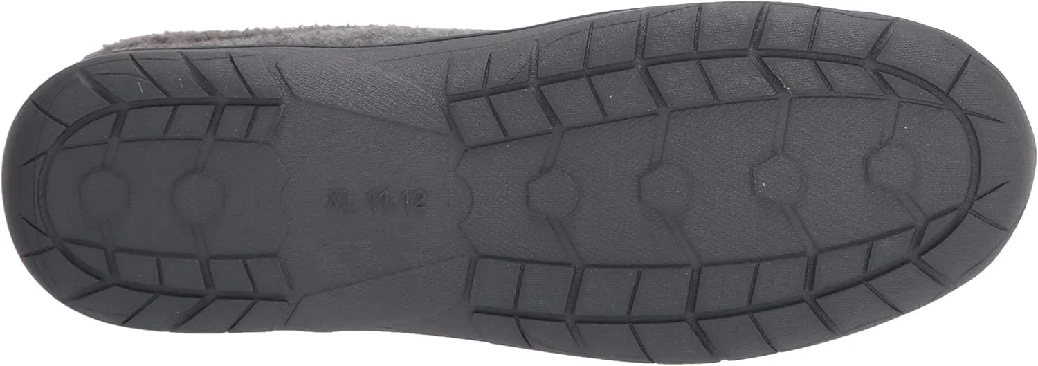 Hanes Men's Felt Clog Slipper Shoe - Memory Foam Indoor Outdoor Sole