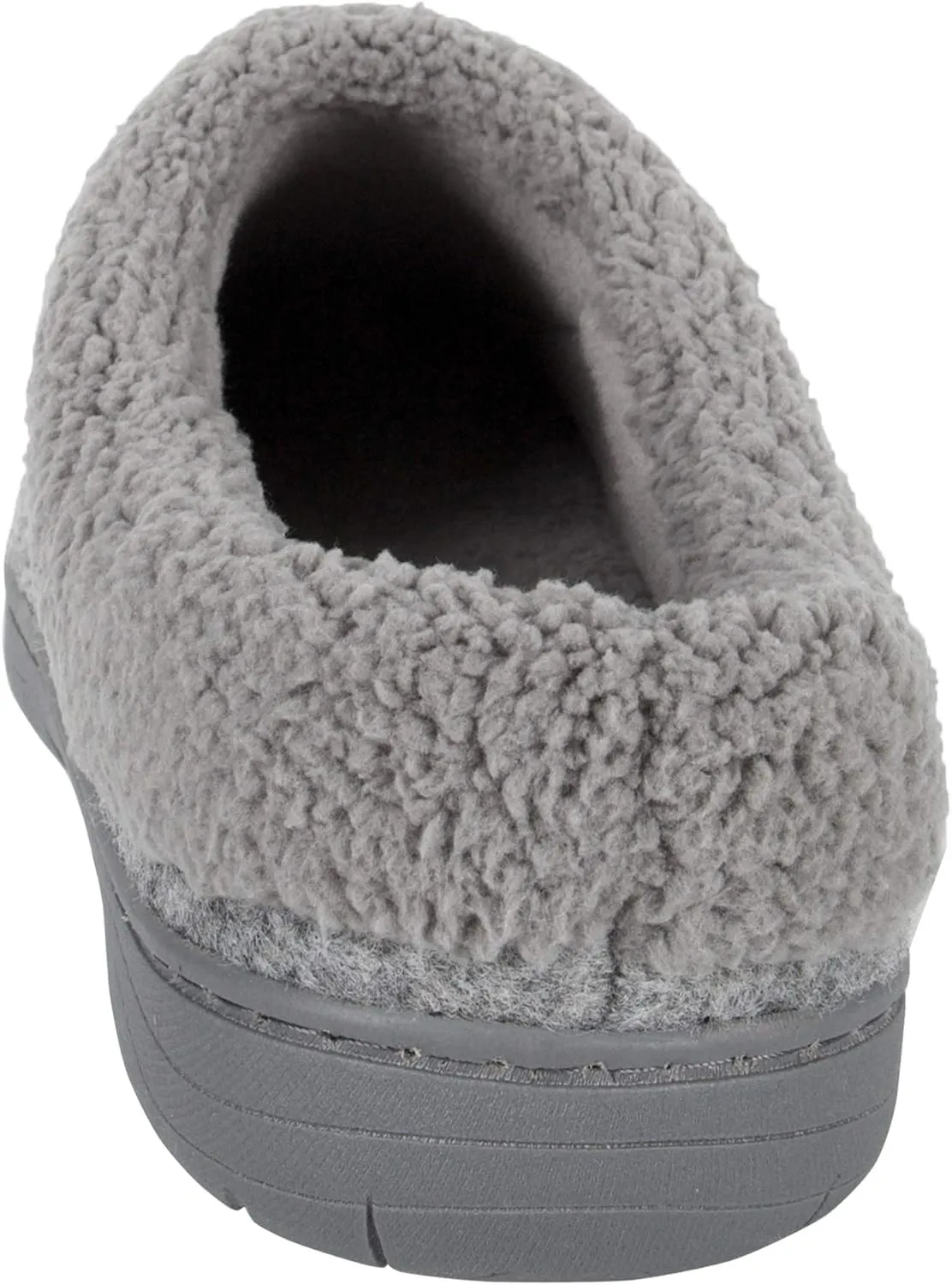 Hanes Men's Felt Clog Slipper Shoe - Memory Foam Indoor Outdoor Sole