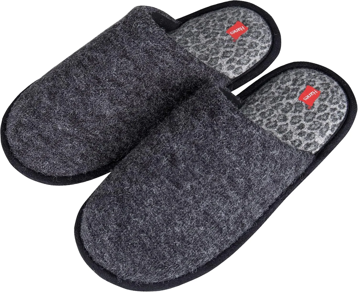 Hanes womens Comfort Cotton on Scuff With Memory Foam and Anti-skid Sole Slipper