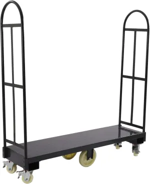 Heavy Duty U-Boat Steel Cart, 2000lbs Capacity U-Boat Platform Dolly Hand Truck with 4 Universal Wheels for Office, Garage, Warehouse, Storage Rooms, 64.6 * 15.7 * 51.2in