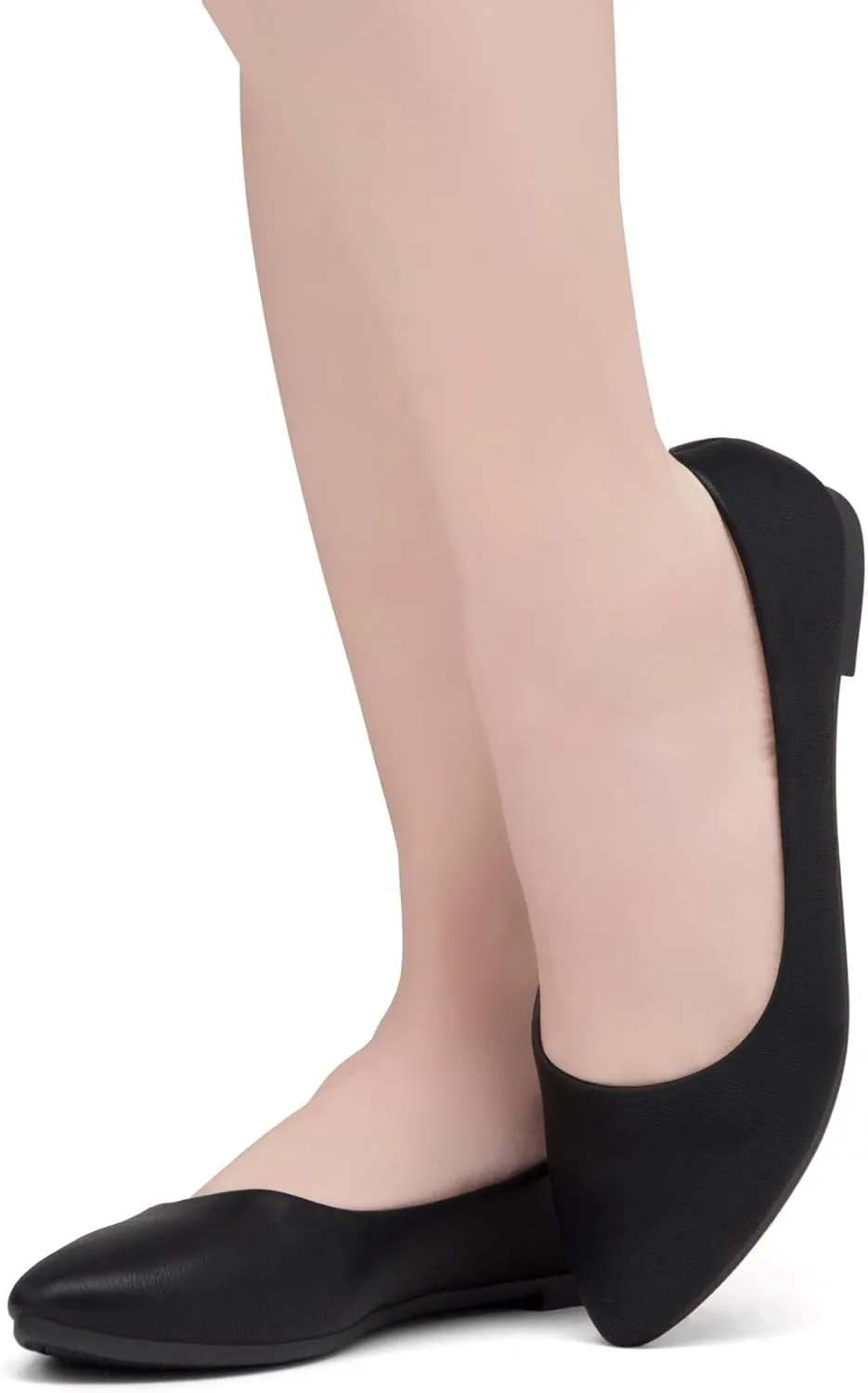 Herstyle Elina Women's Flats, Pointed Toe Ballet Flat Shoes, Slip-On Dressy Flats, Comfortable Casual Ballerina Shoes for Daily Wear, Work, Office, and Party