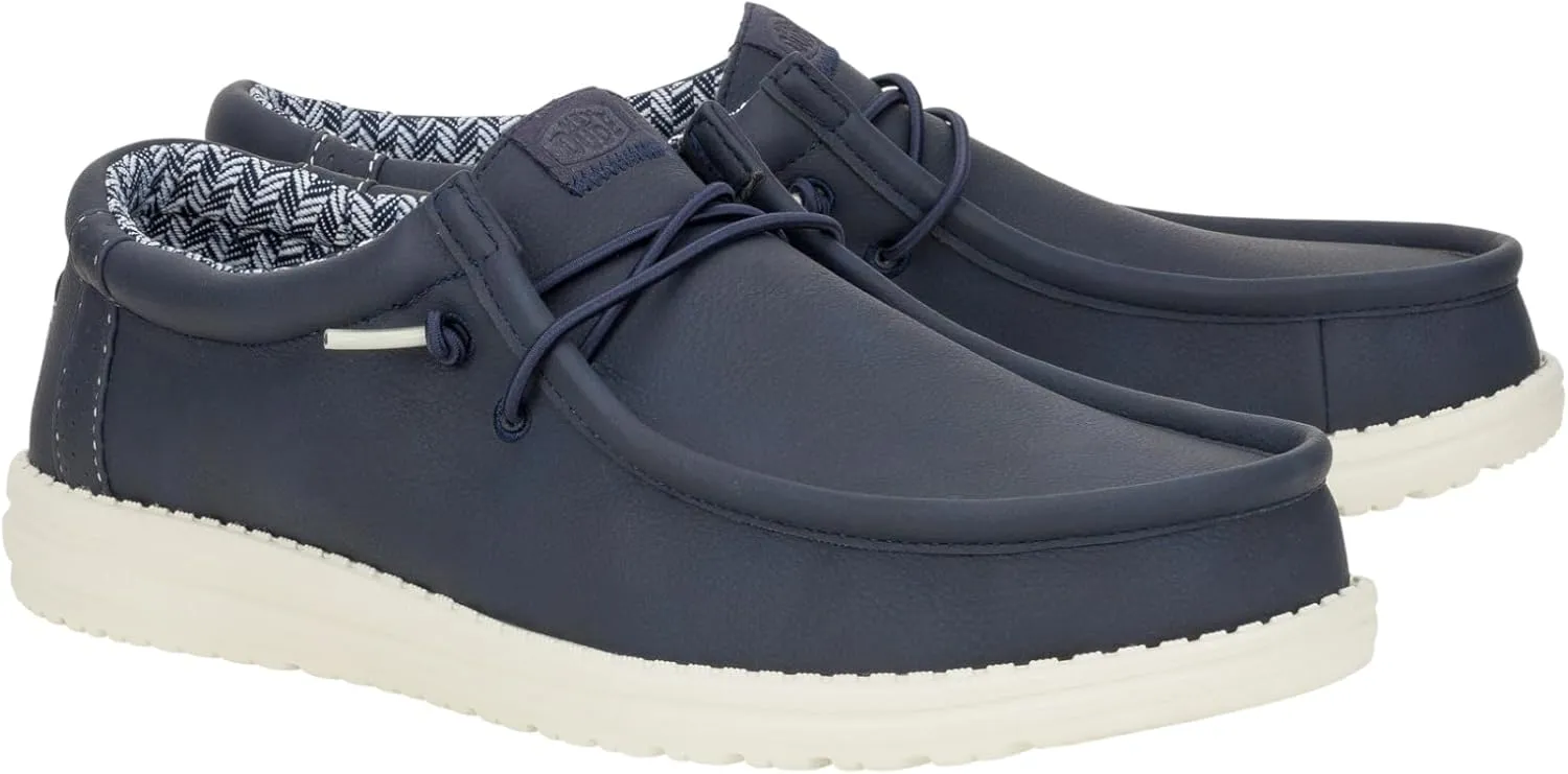 Hey Dude Men's Wally Classic, Men’s Shoes, Men's Slip-on Loafers, Comfortable & Light-Weight