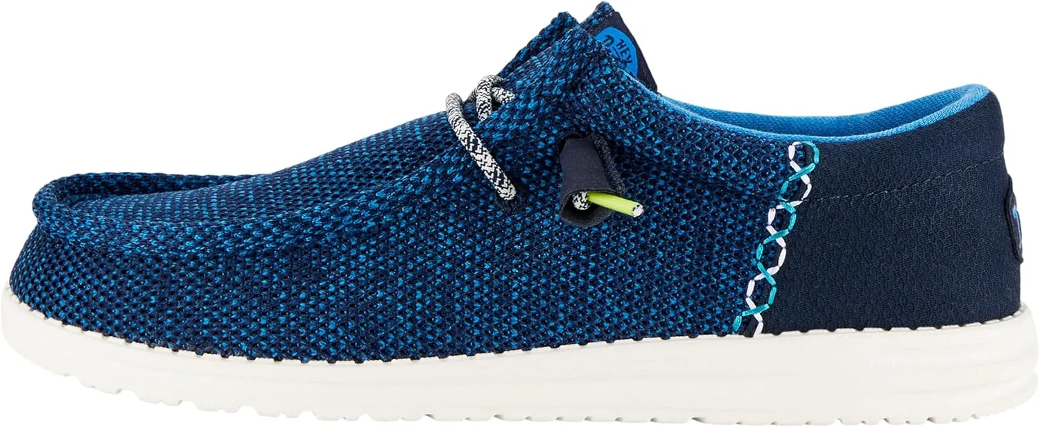 Hey Dude Men's Wally Funk Open Mesh | Men's Shoes | Men Slip-on Loafers | Comfortable & Light-Weight
