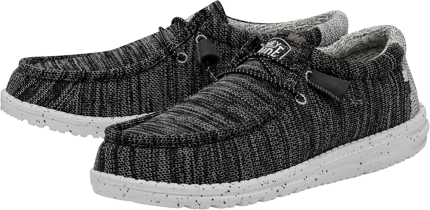 Hey Dude Men's Wally Stretch | Men's Loafers | Comfortable & Light-Weight