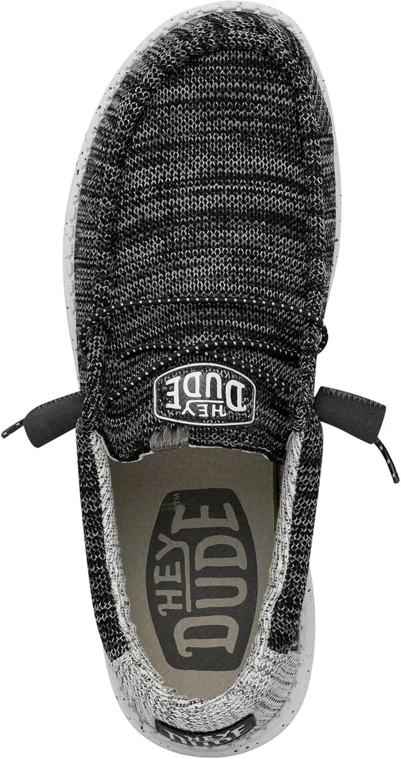 Hey Dude Men's Wally Stretch | Men's Loafers | Comfortable & Light-Weight