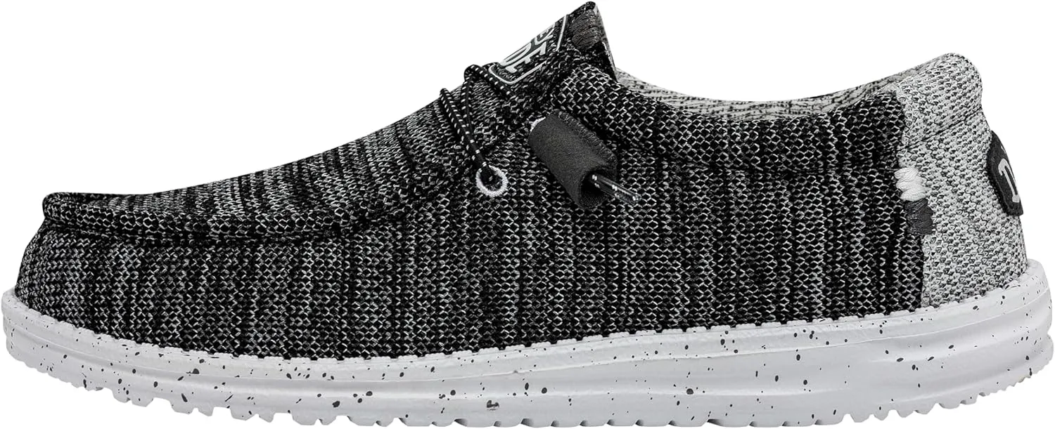 Hey Dude Men's Wally Stretch | Men's Loafers | Comfortable & Light-Weight