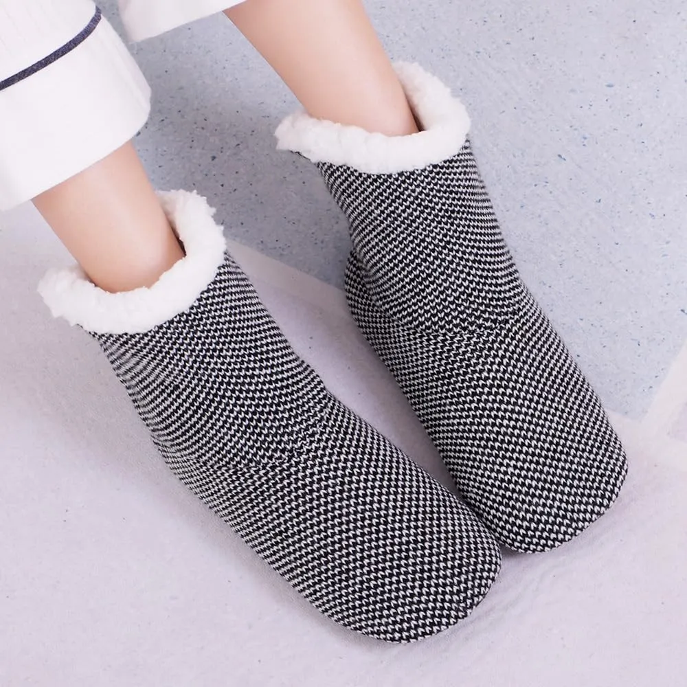 home Non slip floor socks,foot protection covers,Slippers Thick velvet,autumn and winter warm foot protection covers