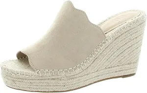 Inc Womens Camile Suede Slip On Espadrille Heels