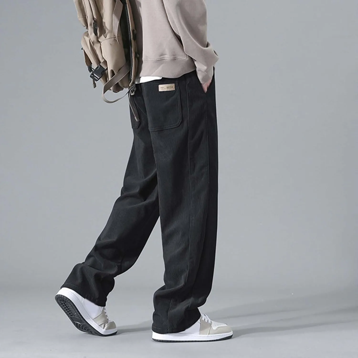 Joggers for Men Slim-Fit Joggers Sweatpant Plain Sport Cargo Combat Pant Soft Jogging Sweat