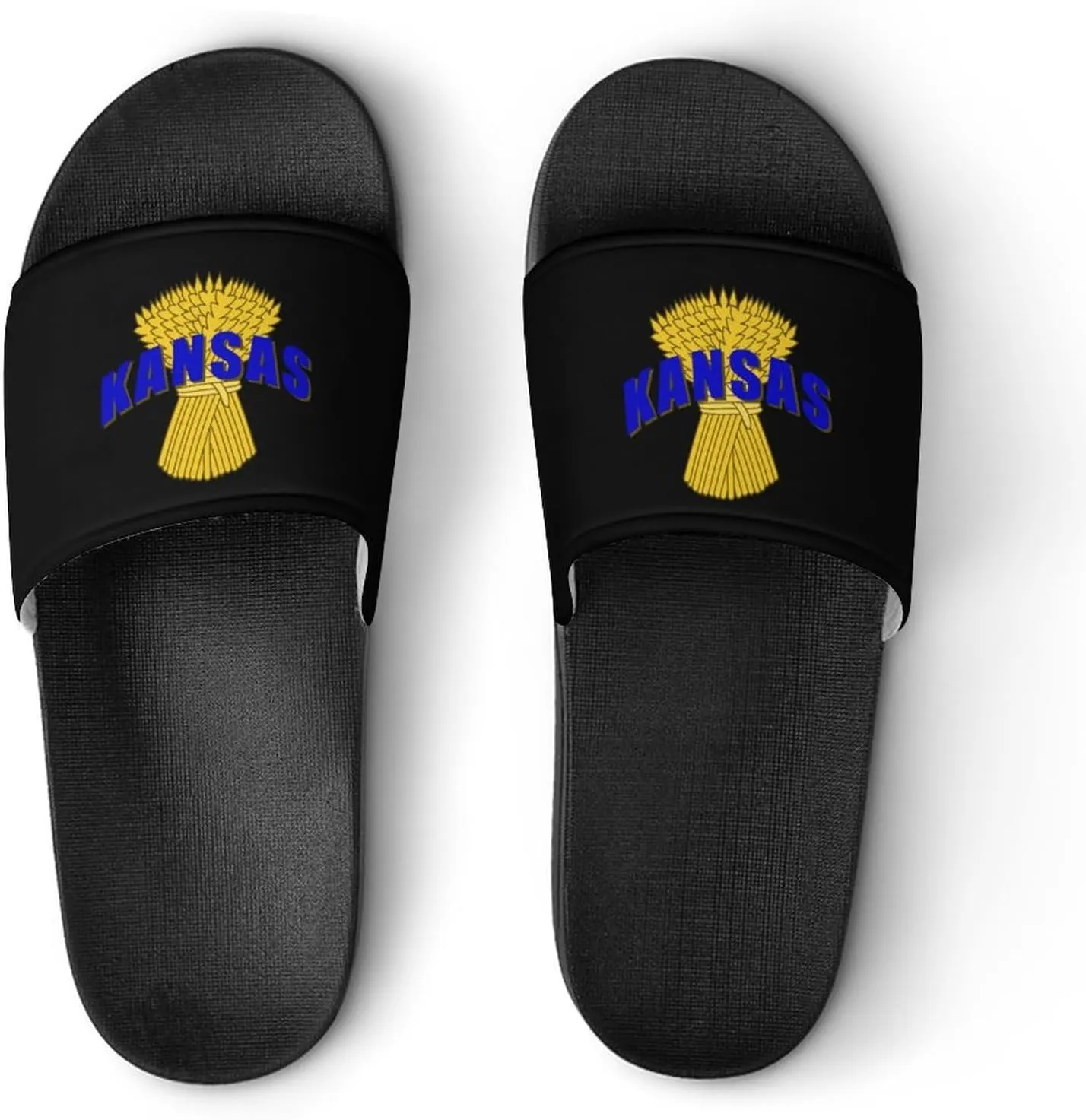 Kansas Wheat Cereal Crop Shower Sandals PVC Pillow Slippers Bath Slip On Home Shoes Non-Slip for Outdoor