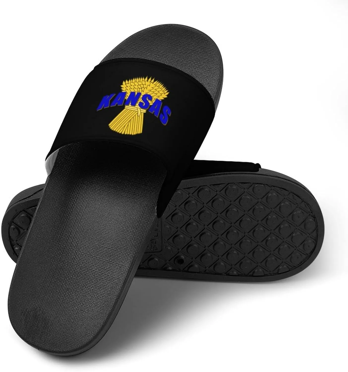 Kansas Wheat Cereal Crop Shower Sandals PVC Pillow Slippers Bath Slip On Home Shoes Non-Slip for Outdoor