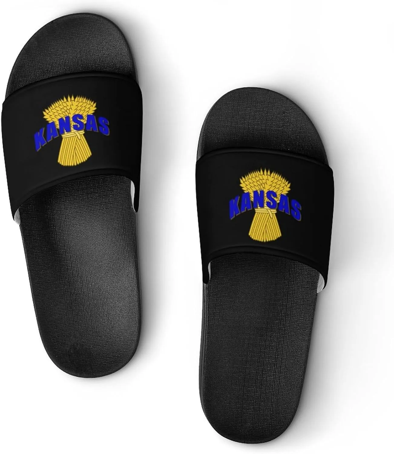 Kansas Wheat Cereal Crop Shower Sandals PVC Pillow Slippers Bath Slip On Home Shoes Non-Slip for Outdoor