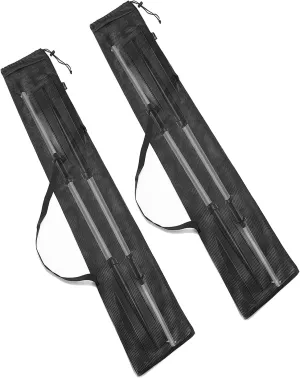 Kayak Paddle Bag Drawstring Mesh paddle Bag Adjustable Shoulder Strap Oar Bags Portable Kayak Paddle Storage Bag Long Kayak Boat Canoe Nets Storage Carry Multiple Paddles