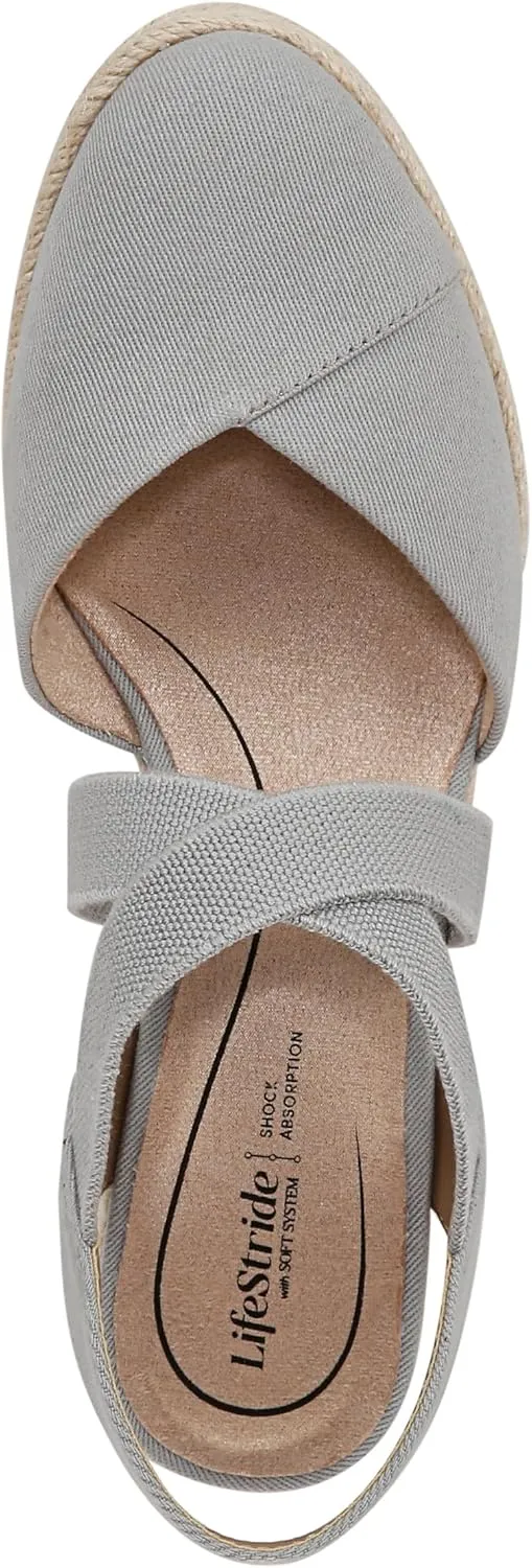 LifeStride Women's Kimball Espadrille Wedge Sandal