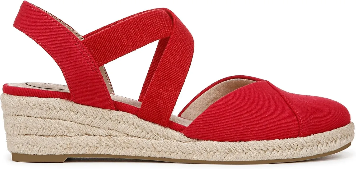 LifeStride Women's Kimball Espadrille Wedge Sandal