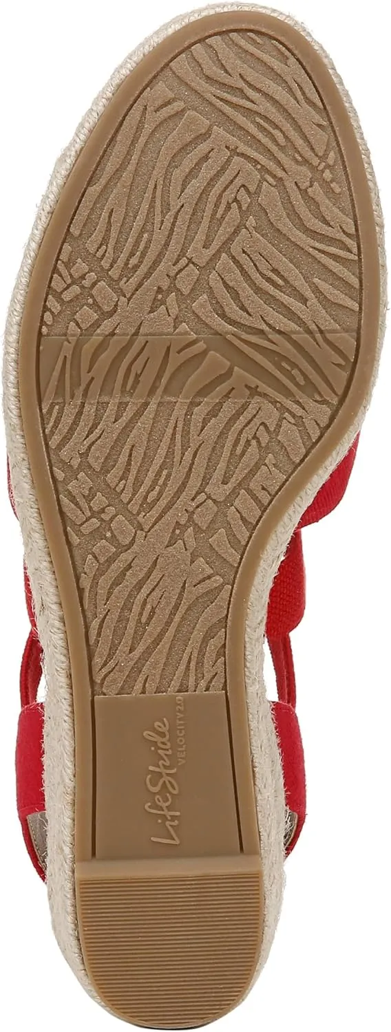 LifeStride Women's Kimball Espadrille Wedge Sandal