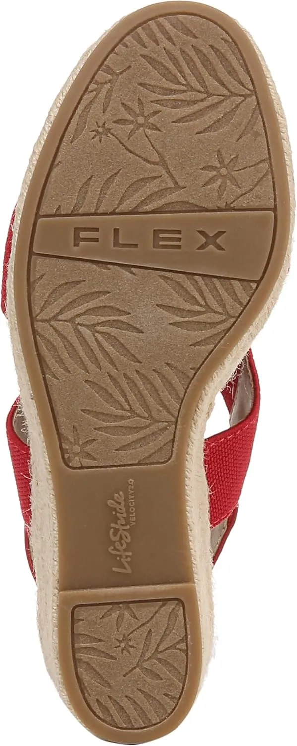 LifeStride Women's Tallulah Espadrille Wedge Sandal