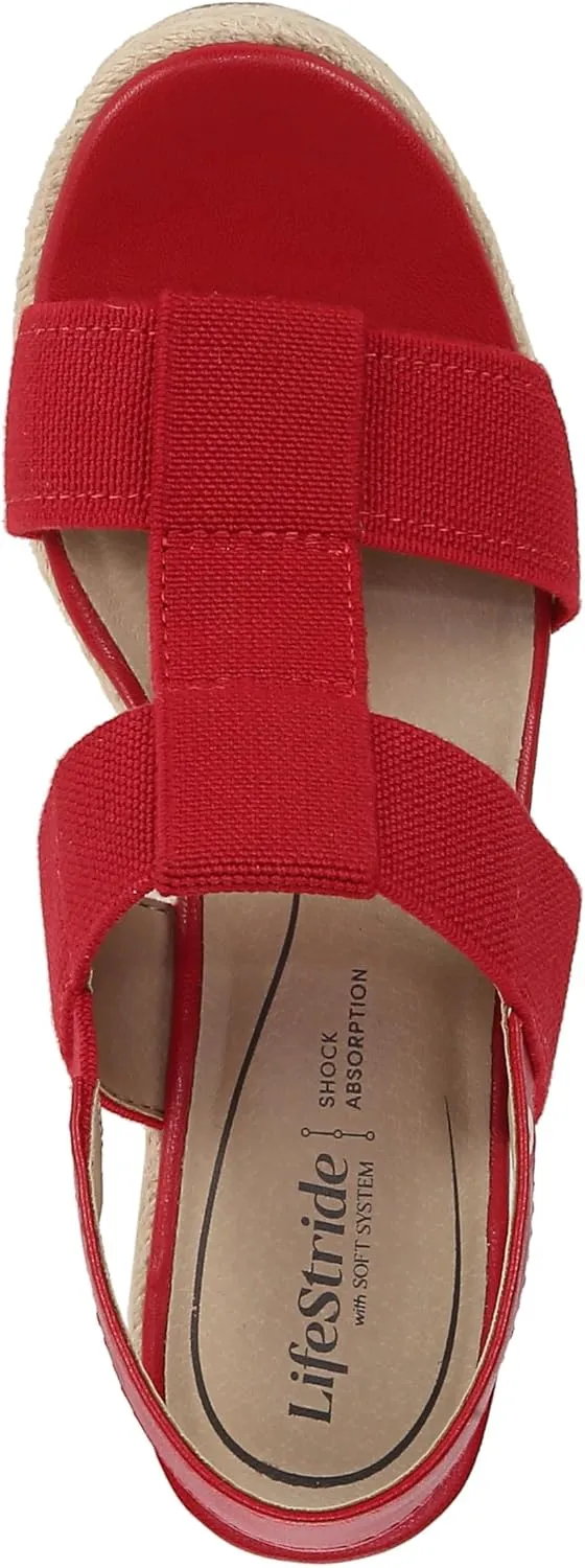 LifeStride Women's Tallulah Espadrille Wedge Sandal