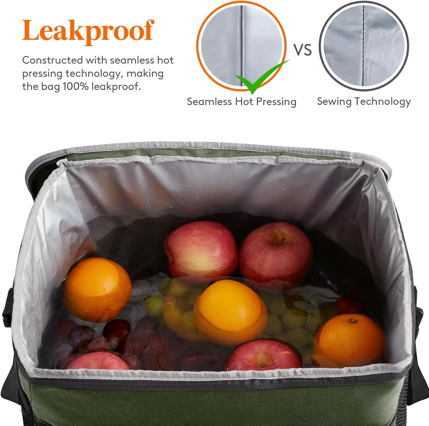 Lifewit Cooler Bag 30/50/60 Cans Collapsible and Insulated Large Lunch Bag Leakproof Soft Cooler Portable Tote for Camping/BBQ/Family Outdoor Activities