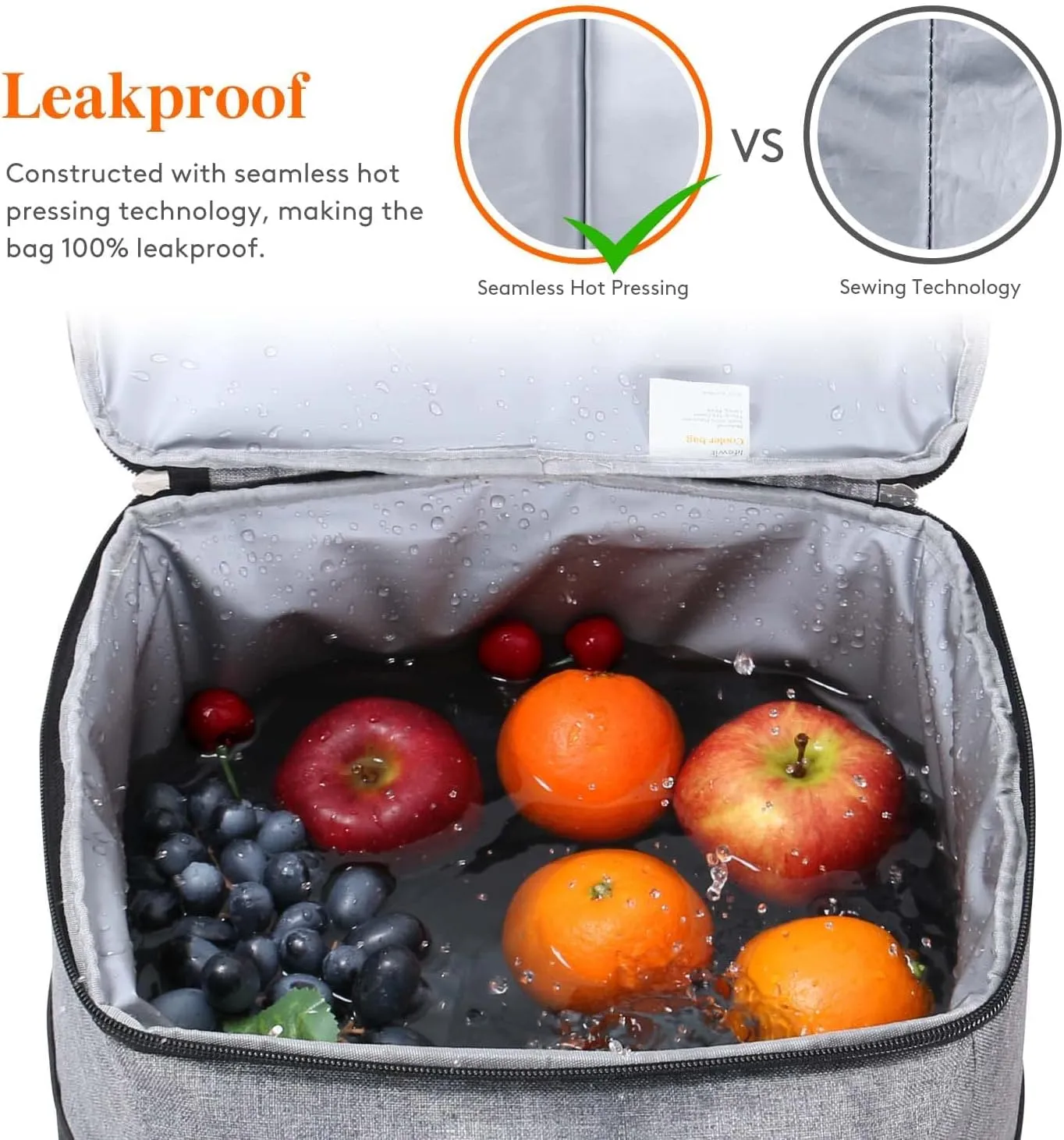 Lifewit Cooler Bag 30/50/60 Cans Collapsible and Insulated Large Lunch Bag Leakproof Soft Cooler Portable Tote for Camping/BBQ/Family Outdoor Activities