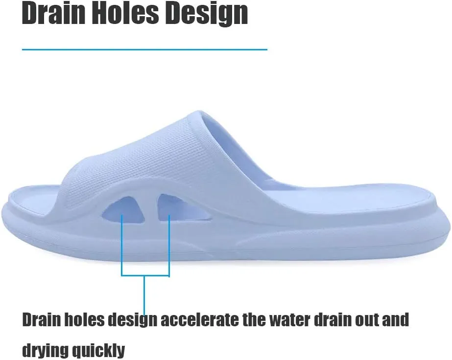 LM Women Shower Slippers Bathroom Slippers Sandals House Slippers Non Slip Shoes Dorm Shoes