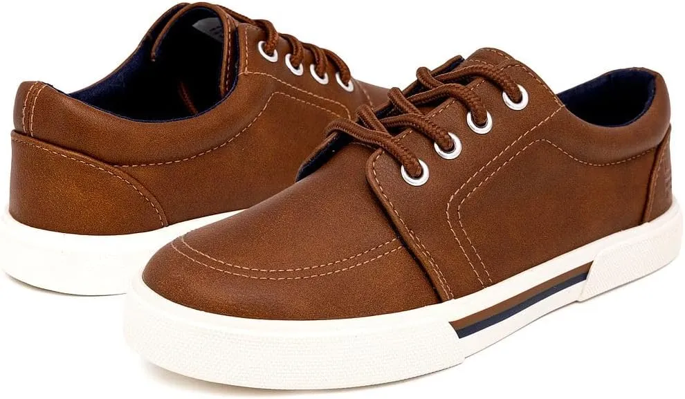 LONDON FOG Kid's Lace Up Casual Shoe Athletic Sneaker - Askem (Big Kid/Little Kid/Toddler)