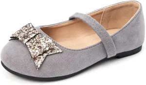 Luffymomo Girls Mary Jane Dress Shoes Party Princess Flats Strap Ballet Dance Shoes Toddler/Little Kid