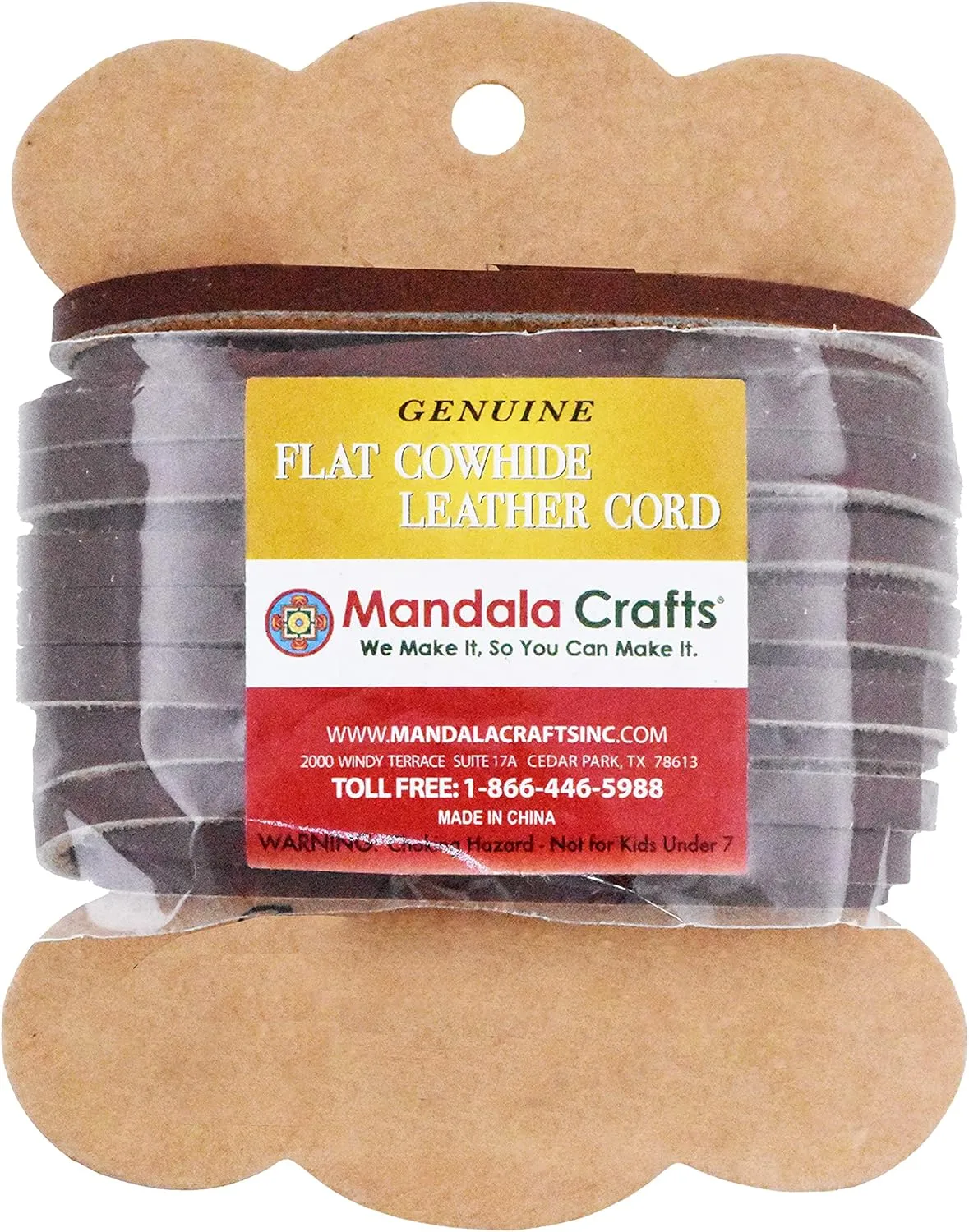 Mandala Crafts Espresso Brown Leather Cord for Jewelry Making - 8.5 Yds 2mm Leather Strips for Crafts Braiding - Flat Genuine Leather Cord String Straps for Leather Boot Laces