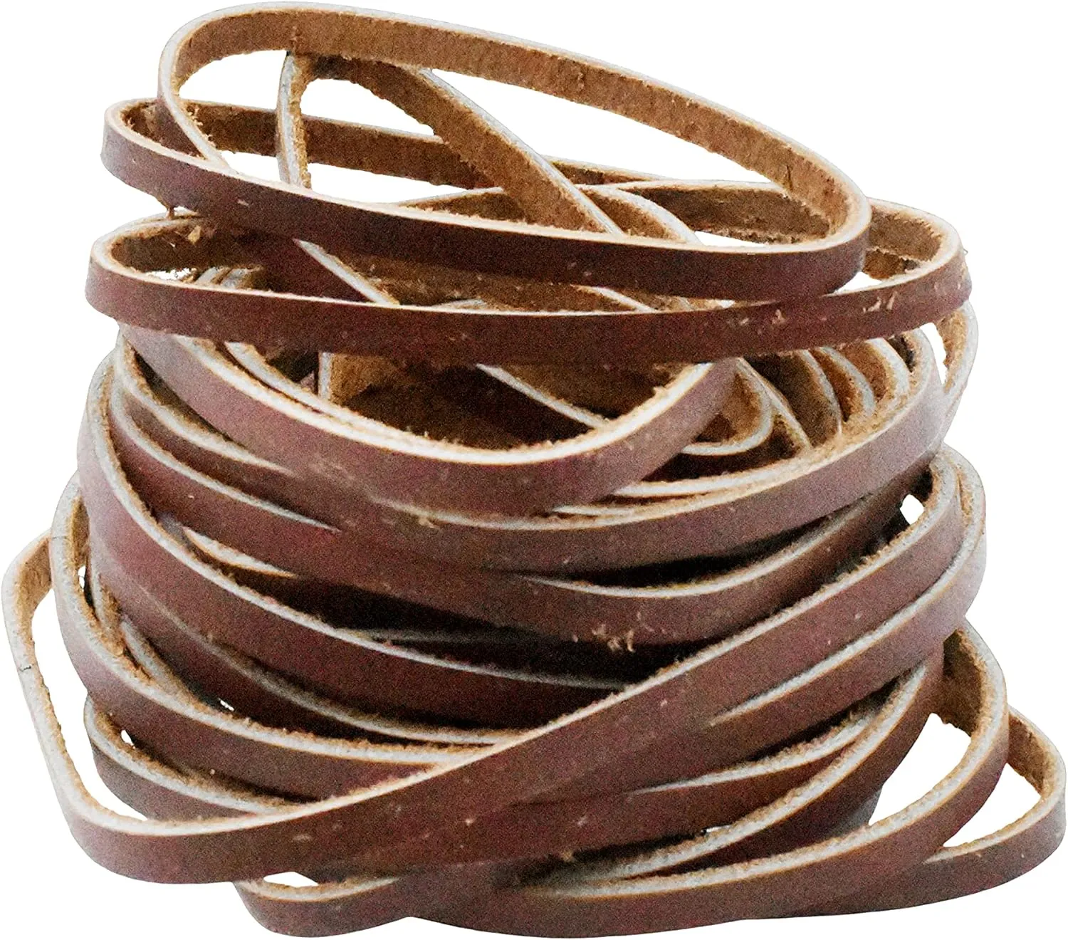 Mandala Crafts Espresso Brown Leather Cord for Jewelry Making - 8.5 Yds 2mm Leather Strips for Crafts Braiding - Flat Genuine Leather Cord String Straps for Leather Boot Laces