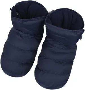 Men Women Soft Down Slippers Thermal Ankle Boots Anti-Slip Thicken Padded High-Top Boots Plush Lining Slippers Household Indoor Outdoor Shoes
