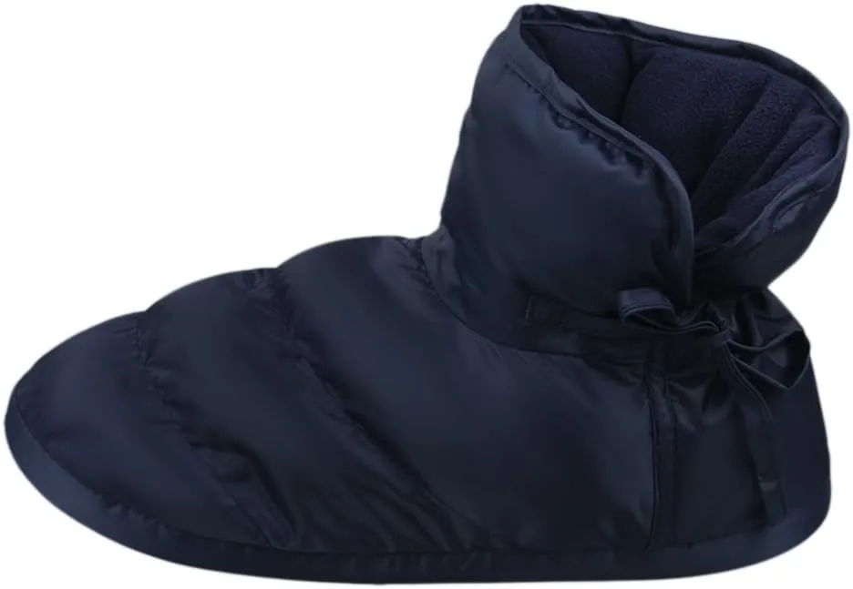 Men Women Soft Down Slippers Thermal Ankle Boots Anti-Slip Thicken Padded High-Top Boots Plush Lining Slippers Household Indoor Outdoor Shoes