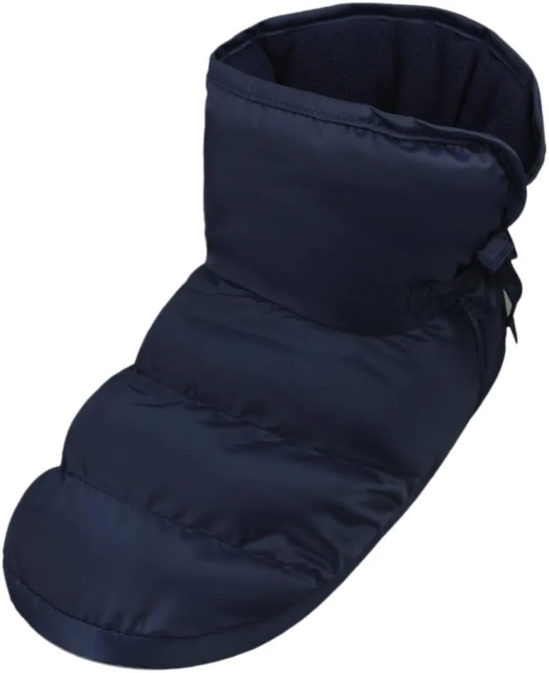 Men Women Soft Down Slippers Thermal Ankle Boots Anti-Slip Thicken Padded High-Top Boots Plush Lining Slippers Household Indoor Outdoor Shoes