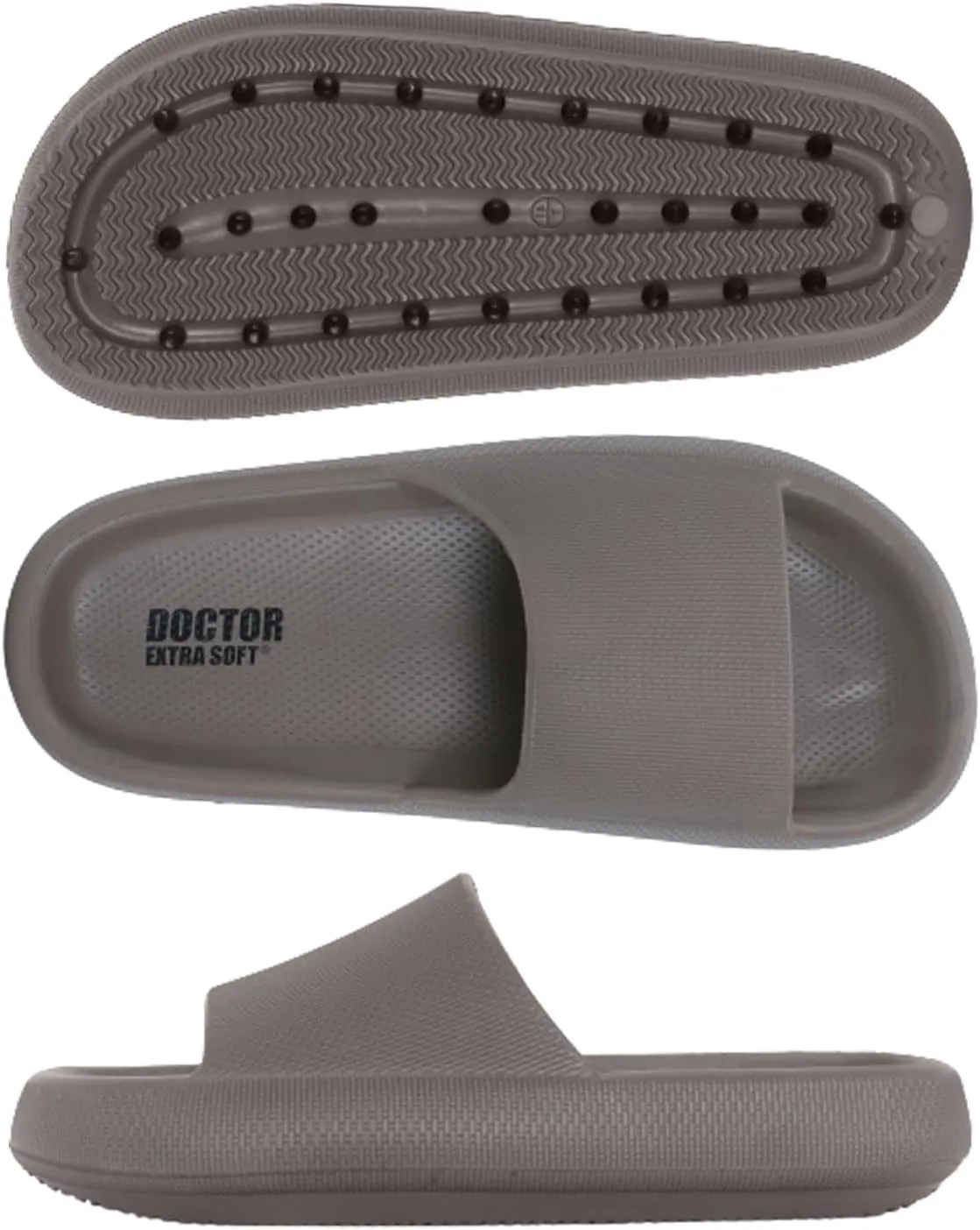 Men's Classic Ultra Soft Sliders/Slippers with Cushion FootBed for Adult | Comfortable & Light Weight | Stylish & Anti-Skid | Waterproof & Everyday Flip Flops for Gents/Boys D-504