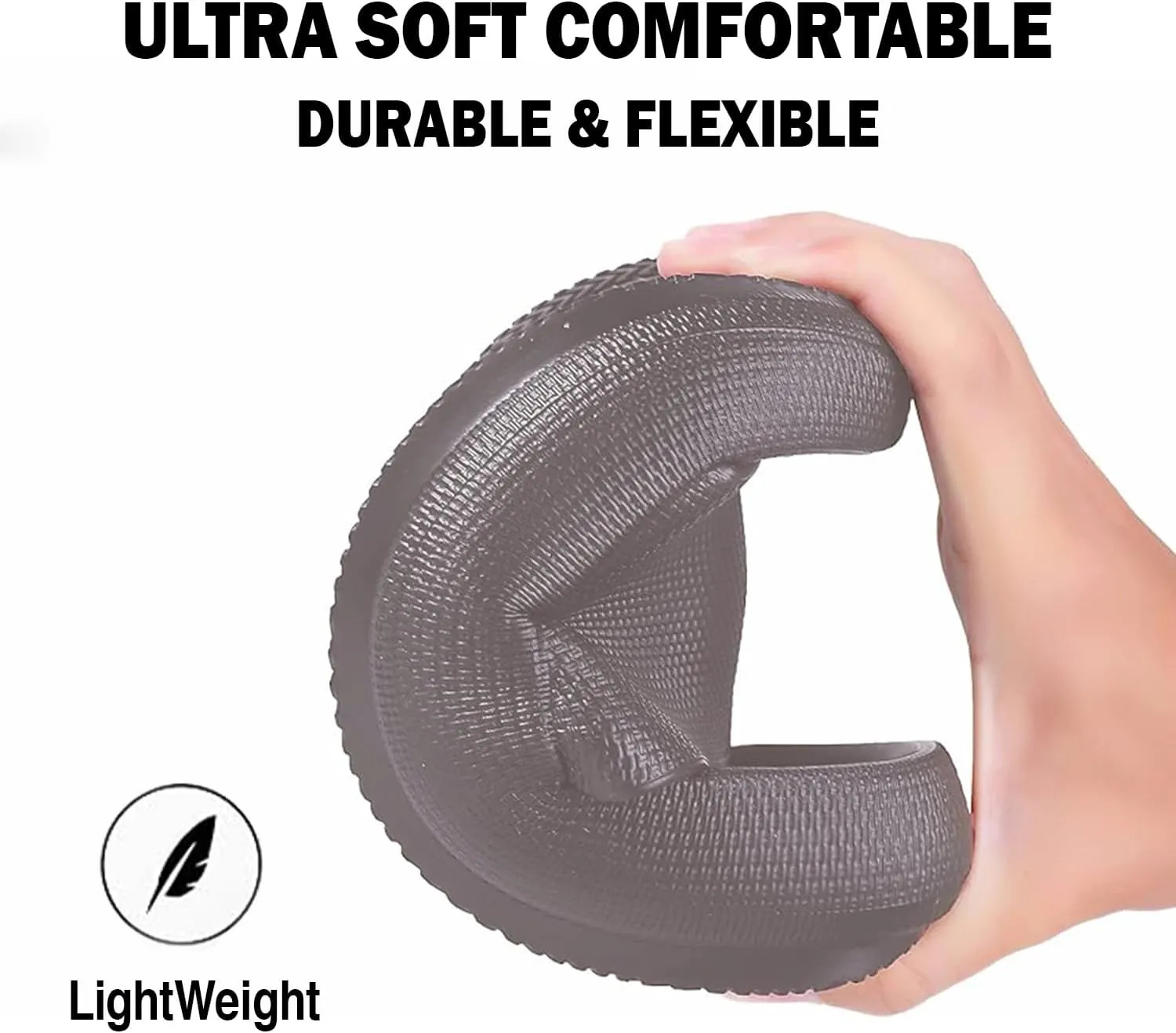 Men's Classic Ultra Soft Sliders/Slippers with Cushion FootBed for Adult | Comfortable & Light Weight | Stylish & Anti-Skid | Waterproof & Everyday Flip Flops for Gents/Boys D-504