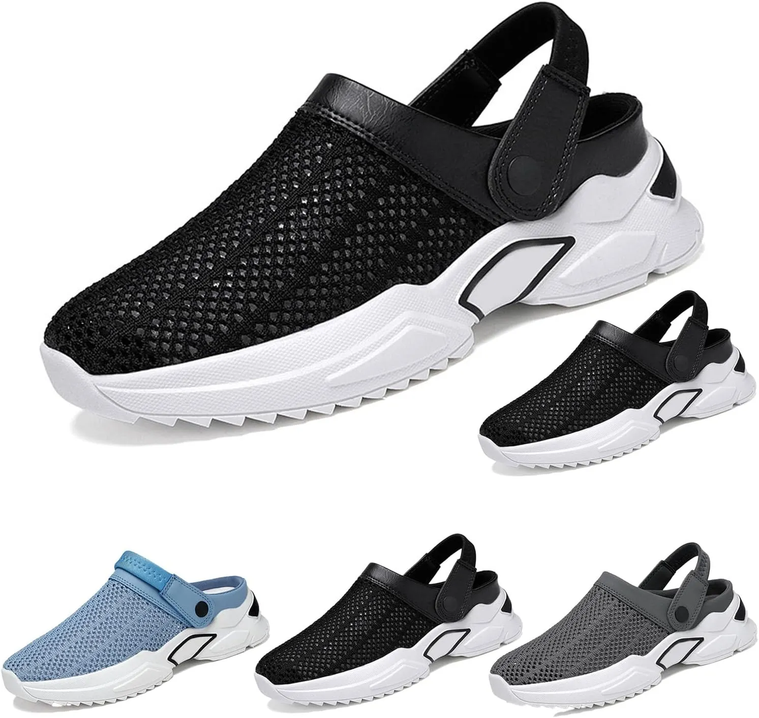 Men's orthopedic hollow summer sandals,mesh shoe,men's sandals,walking boat shoes,breathable,arch support,knitted mesh walking shoes,beach sandals