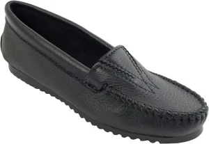 Minnetonka Women's Deerskin Gore Front Moccasin