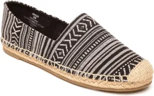 Minnetonka Women’s Pam Espadrille - Handcrafted with Microsuede Fabric Lining, MinnFLEX Rubber Outsole, Elastic Gore, Patterned Fabric Upper, and Cushion Insole