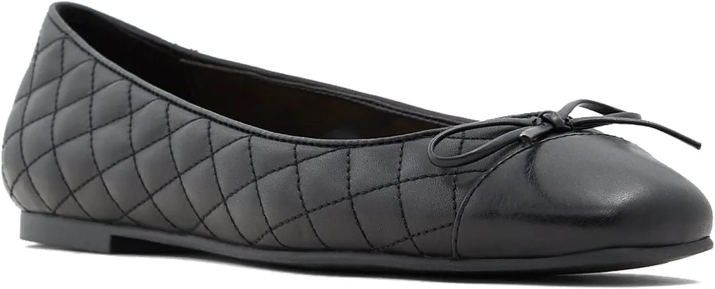MOOMMO Women Cap Toe Flats Bow Slip On Ballet Flats Comfort Quilted Colorblock Flat Shoes Round Toe Flat Heel Dress Shoes Office Ladies Party Chic Driver Flats Casual 4-11 M US