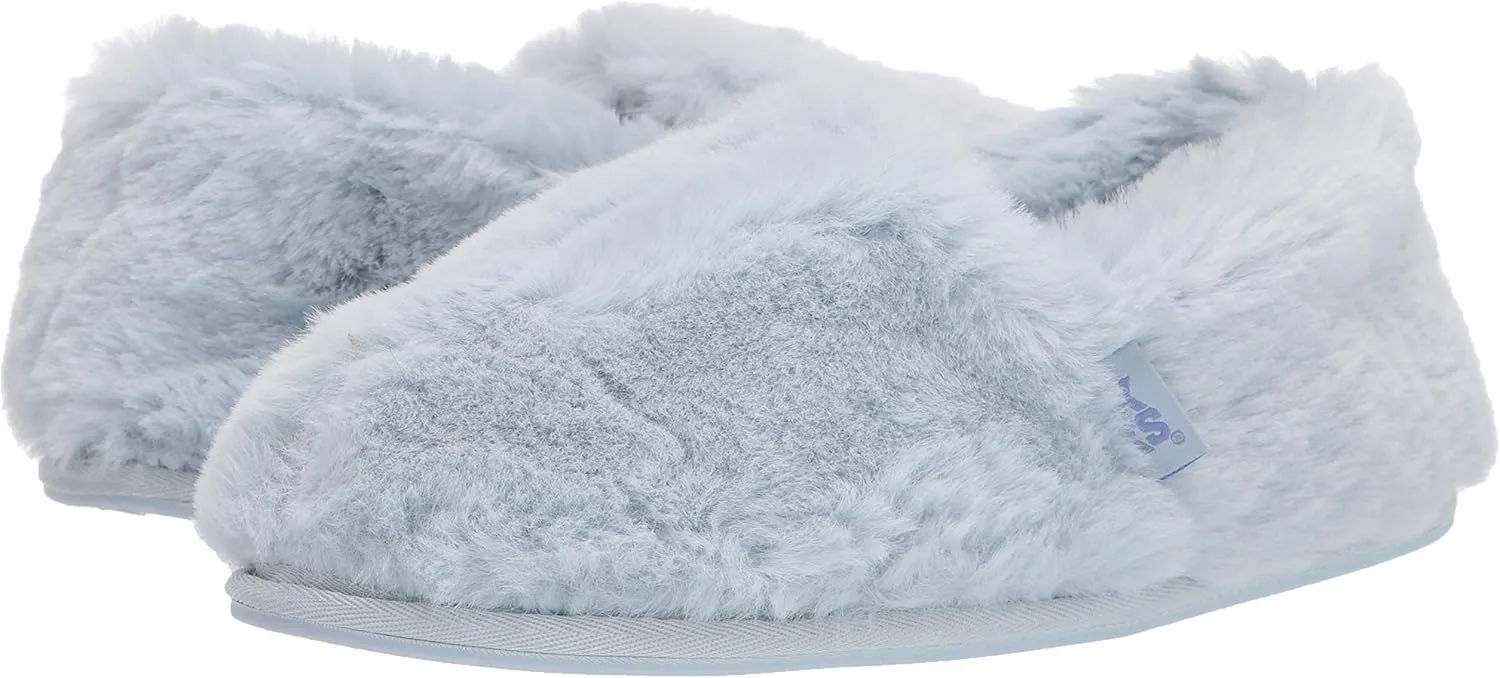 MUK LUKS women's Ayla Slip on Slipper-light Blue