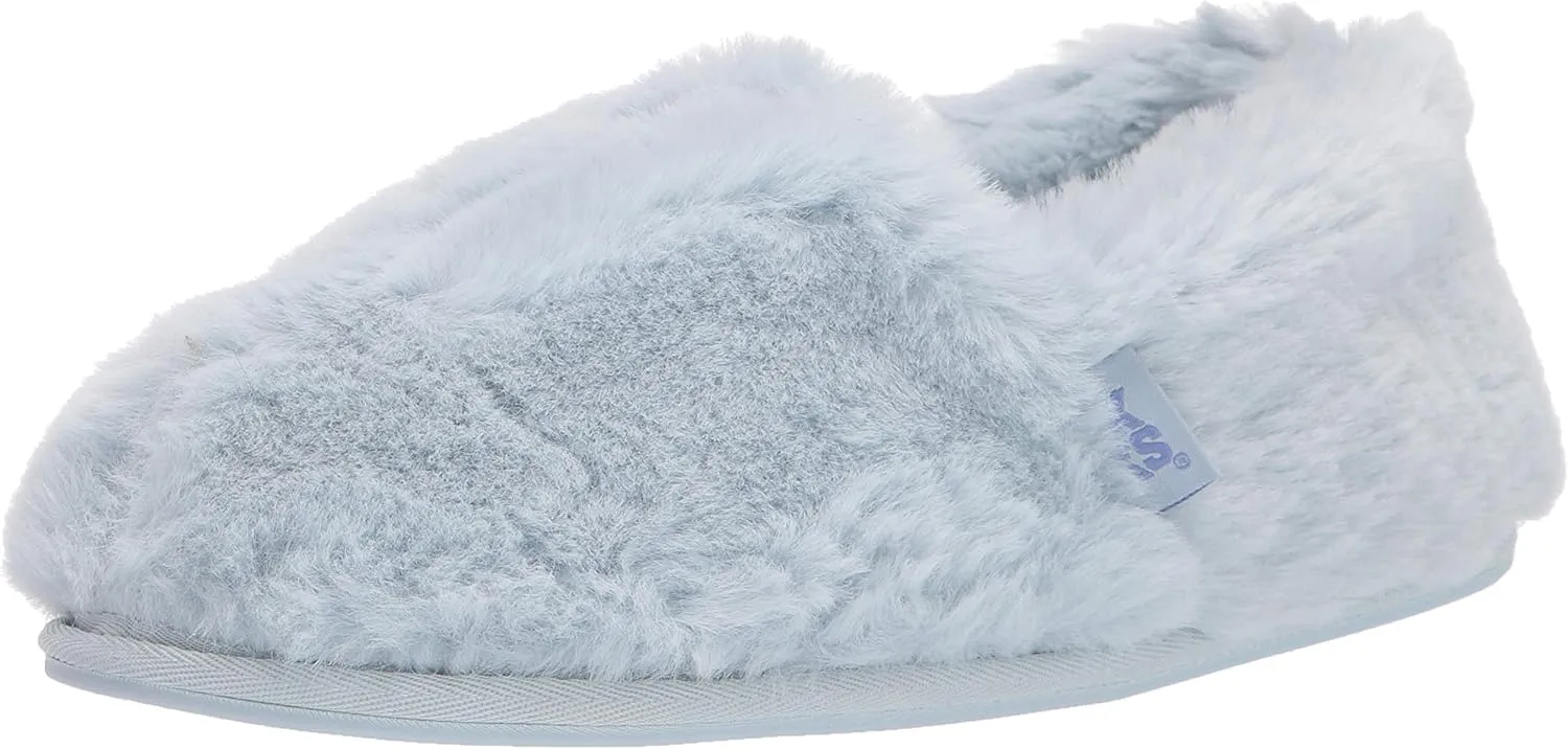 MUK LUKS women's Ayla Slip on Slipper-light Blue