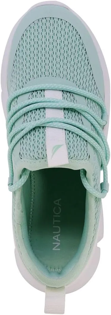 Nautica Women's Fashion Sneaker Lace-Up Jogger Running Shoe Casual Walking Tennis Sneaker